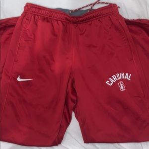 Nike Stanford DriFit Red Sweats
